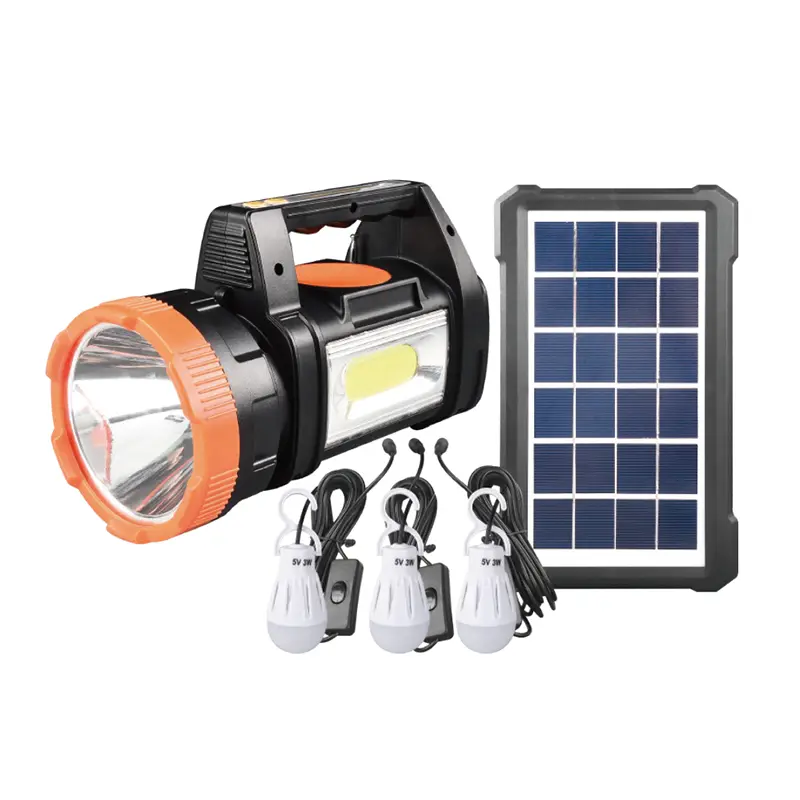 ชุดสปอตไลท์พลังงานแสงอาทิตย์แบบชาร์จไฟได้ 30W COB