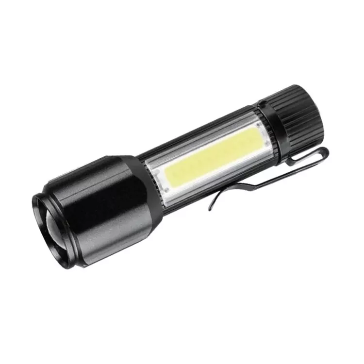 ไฟฉาย LED พร้อมไฟคลิปสำหรับซ่อมรถยนต์แคมป์ปิ้ง
